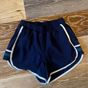 Abercrombie and fitch ypb blue and green athletic shorts xs